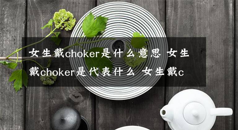 女生戴choker是什么意思 女生戴choker是代表什么 女生戴choker什么寓意