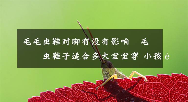 毛毛虫鞋对脚有没有影响 毛毛虫鞋子适合多大宝宝穿 小孩适合穿毛毛虫鞋吗