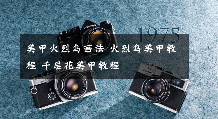 美甲火烈鸟画法 火烈鸟美甲教程 千层花美甲教程