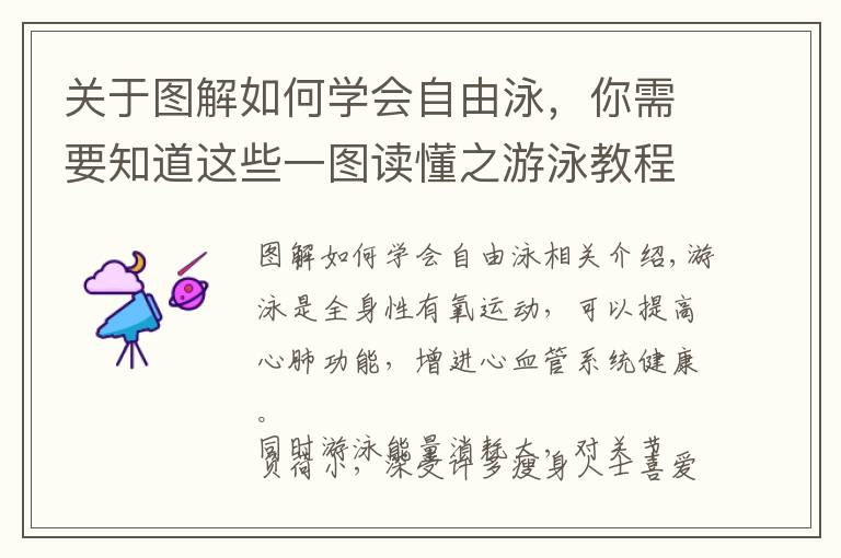 关于图解如何学会自由泳,你需要知道这些一图读懂之游泳教程(史上最简单的游泳教程)
