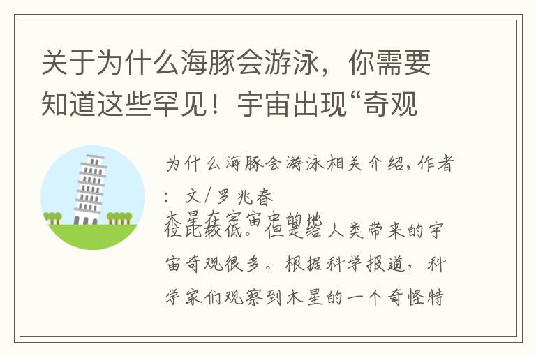 关于为什么海豚会游泳,你需要知道这些罕见!宇宙出现“奇观”,木星上有一只“海豚”在游泳