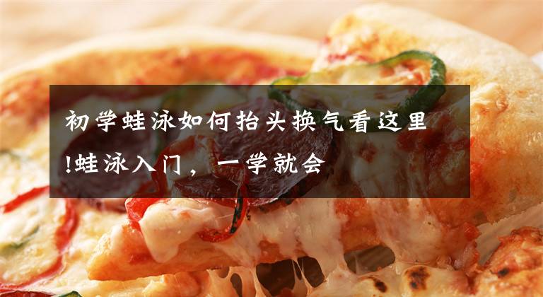 初学蛙泳如何抬头换气看这里!蛙泳入门,一学就会