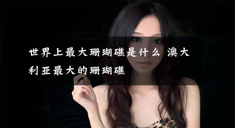 世界上最大珊瑚礁是什么 澳大利亚最大的珊瑚礁