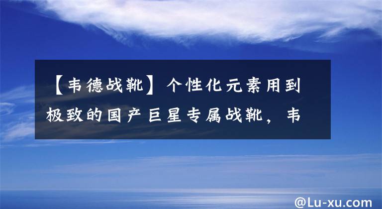 【韦德战靴】个性化元素用到极致的国产巨星专属战靴,韦德粉狂喜预定