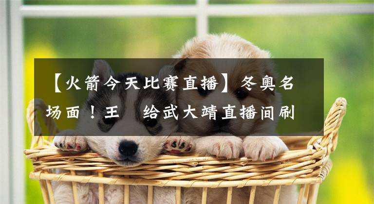 【火箭今天比赛直播】冬奥名场面！王濛给武大靖直播间刷火箭，谷爱凌赛后打电话找妈妈