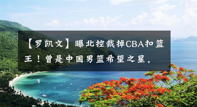 【罗凯文】曝北控裁掉CBA扣篮王!曾是中国男篮希望之星,还能兑现天赋吗?