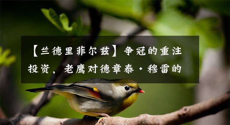 【兰德里菲尔兹】争冠的重注投资，老鹰对德章泰·穆雷的期望！