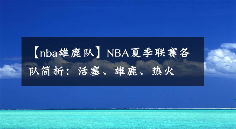 【nba雄鹿队】NBA夏季联赛各队简析：活塞、雄鹿、热火