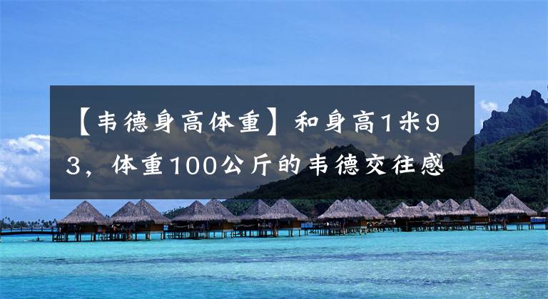 【韦德身高体重】和身高1米93,体重100公斤的韦德交往感受如何?妻子直言向上天