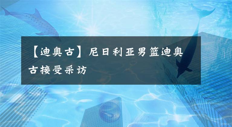 【迪奥古】尼日利亚男篮迪奥古接受采访