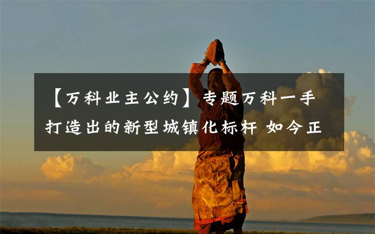 【万科业主公约】专题万科一手打造出的新型城镇化标杆 如今正在去万科化?