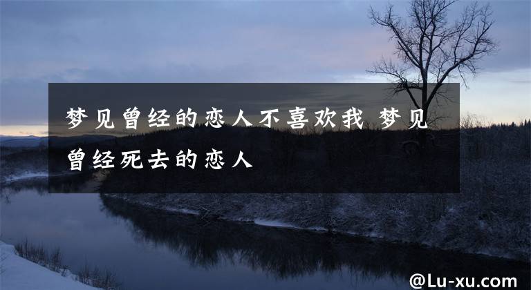 梦见曾经的恋人不喜欢我 梦见曾经死去的恋人