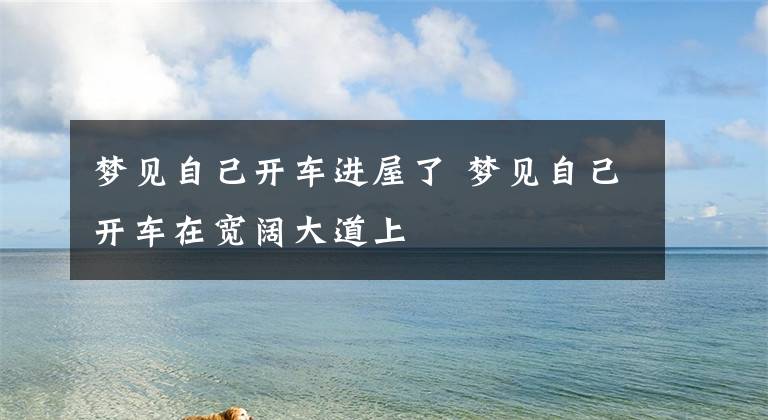 梦见自己开车进屋了 梦见自己开车在宽阔大道上