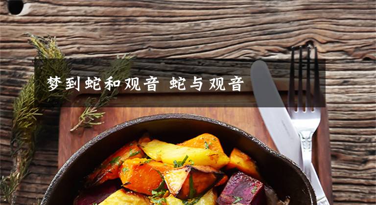 梦到蛇和观音 蛇与观音