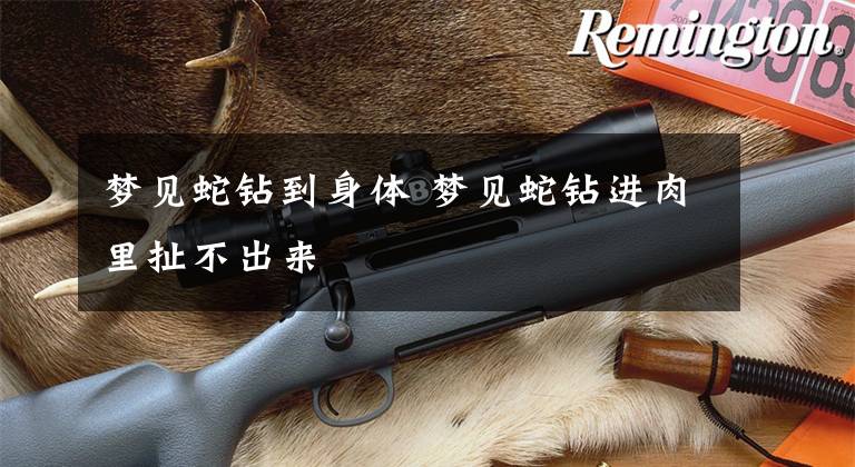 梦见蛇钻到身体 梦见蛇钻进肉里扯不出来