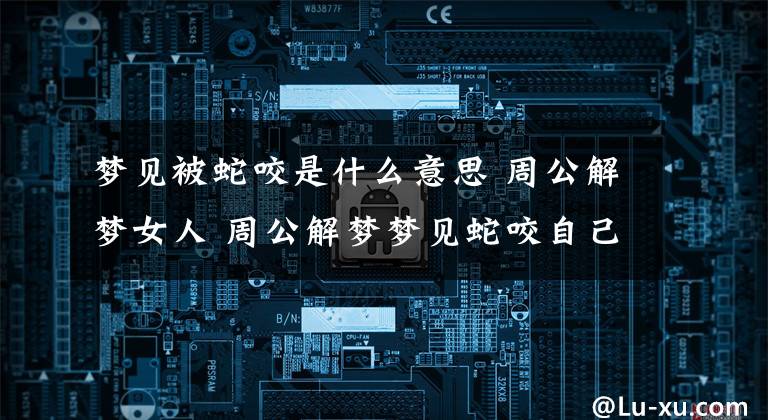梦见被蛇咬是什么意思 周公解梦女人 周公解梦梦见蛇咬自己是什么意思